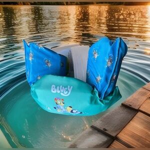 Bluey Kids Swim Trainer Floaties Weight: 33-55lbs